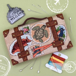 Bon Voyage Mini Suitcase • Faby Reilly needlework pattern