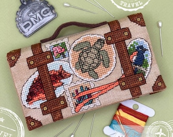 Mini maleta Bon Voyage • Patrón de costura de Faby Reilly