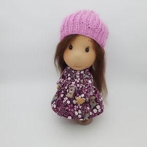 Fashion doll clothes,Textile art doll,Interior doll,Rag doll handmade,Beautiful doll,20 cm doll,Tilda doll,Personalized doll,Decorative doll