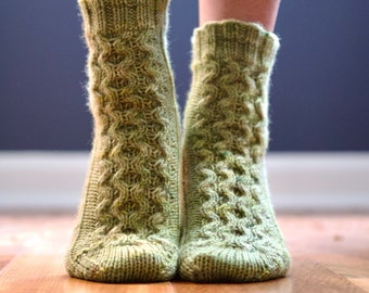 Wandering Socks Knitting Pattern