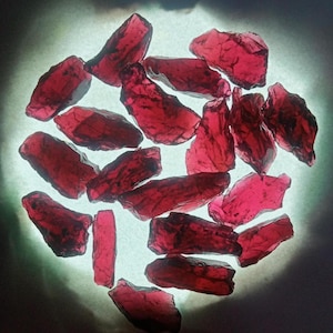 5 Pcs Garnet Rough Stick Lot, Natural Garnet Rough 10-20mm, Good Quality Rough, Red Garnet Rough Stick, Garnet Rough Stick Lot.