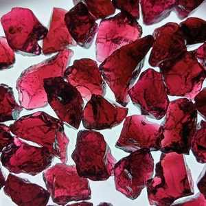 20 Pcs Garnet Raw Stone Lot, Natural Garnet Rough 10-15mm Good Quality Rough, Red Garnet Raw Rough, Garnet Raw 10 or 20 Pcs Lot.