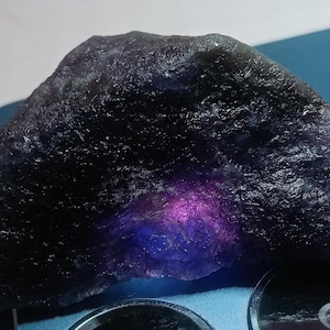 AAA Blue Sapphire Rough, Dark Blue Sapphire Rough, Blue Sapphire Gemstone, Sapphire Raw, September Birthstone, Size 27x63mm.