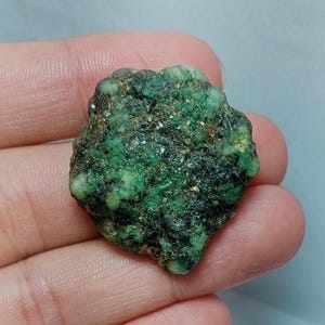 Big Emerald Specimen, Emerald Rough, Natural Emerald Rough For Pendant, Rough For Decoration, Rare Rough Emerald