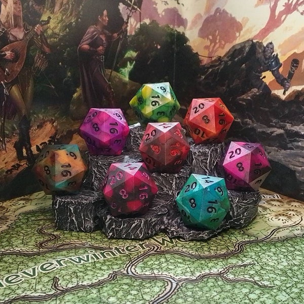 Custom D20 Dice - Etsy
