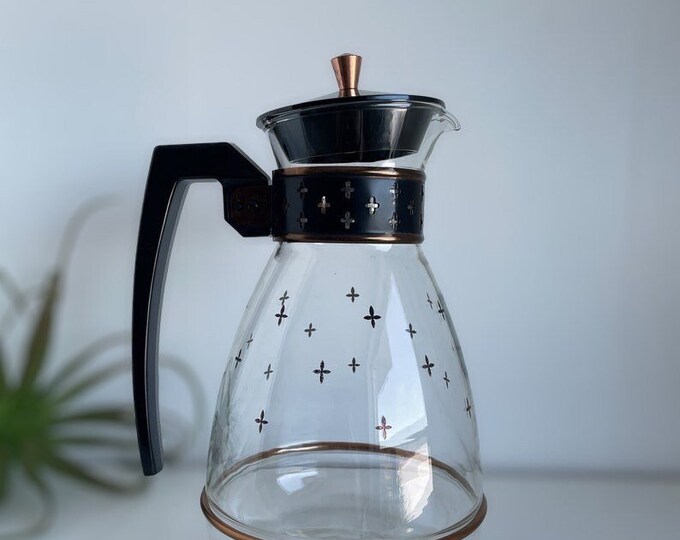 Vintage Pyrex Glass Carafe Coffee Pot Vintage Kitchen Decor Coffee Bar