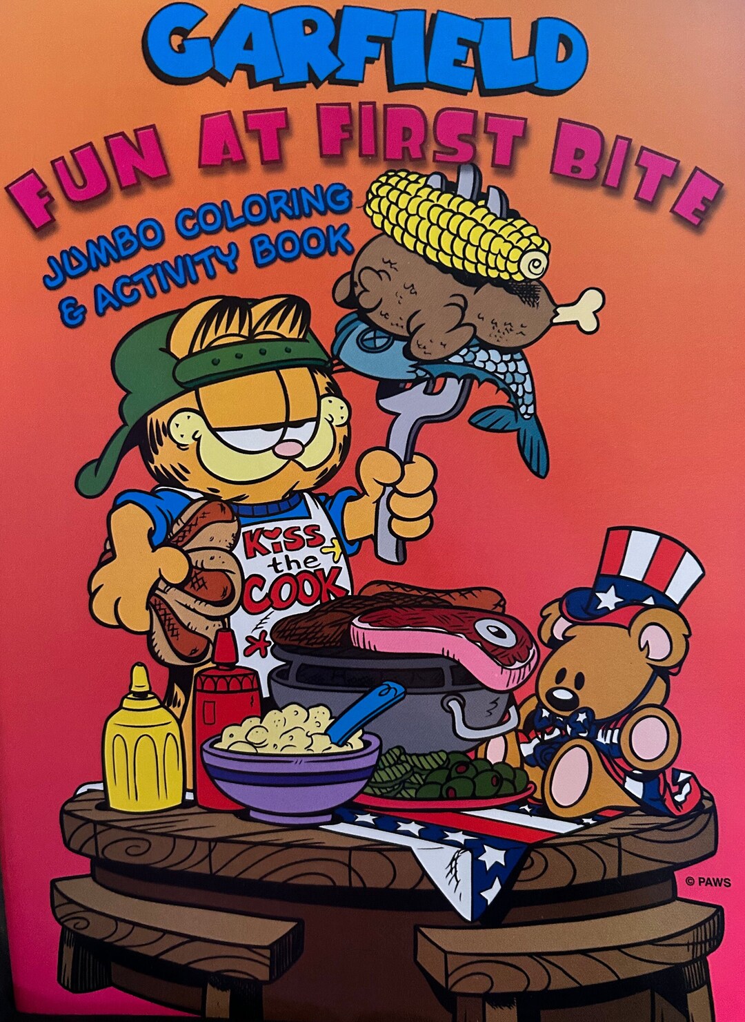 Jumbo Coloring Books and Activity Garfield Set of 8 - Etsy