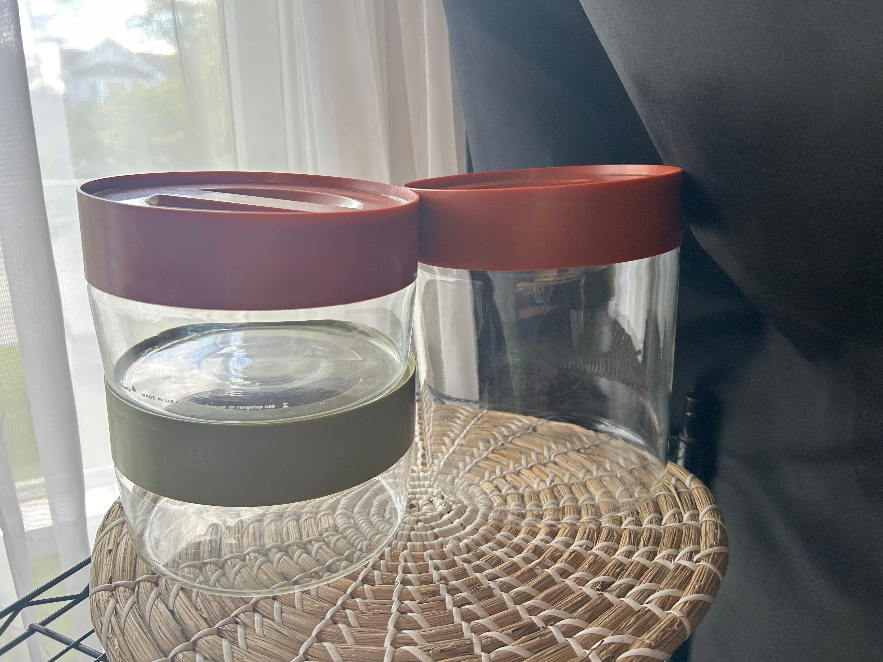 PYREX VINTAGE CANISTERS - Etsy