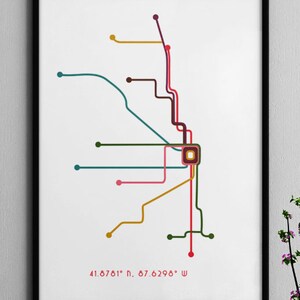 The Loop Chicago - CTA Kaart