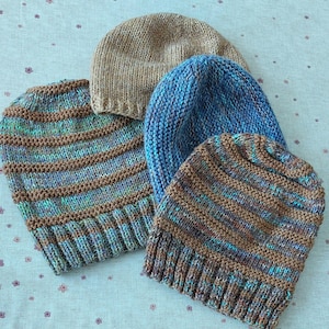 Handgestrickte Mütze für den Winter – Urbaner Stil, Gemütlich und Warm