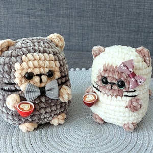 Katze für Kaffeeliebhaber Katzenpaar 1
