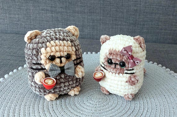 Katze für Kaffeeliebhaber