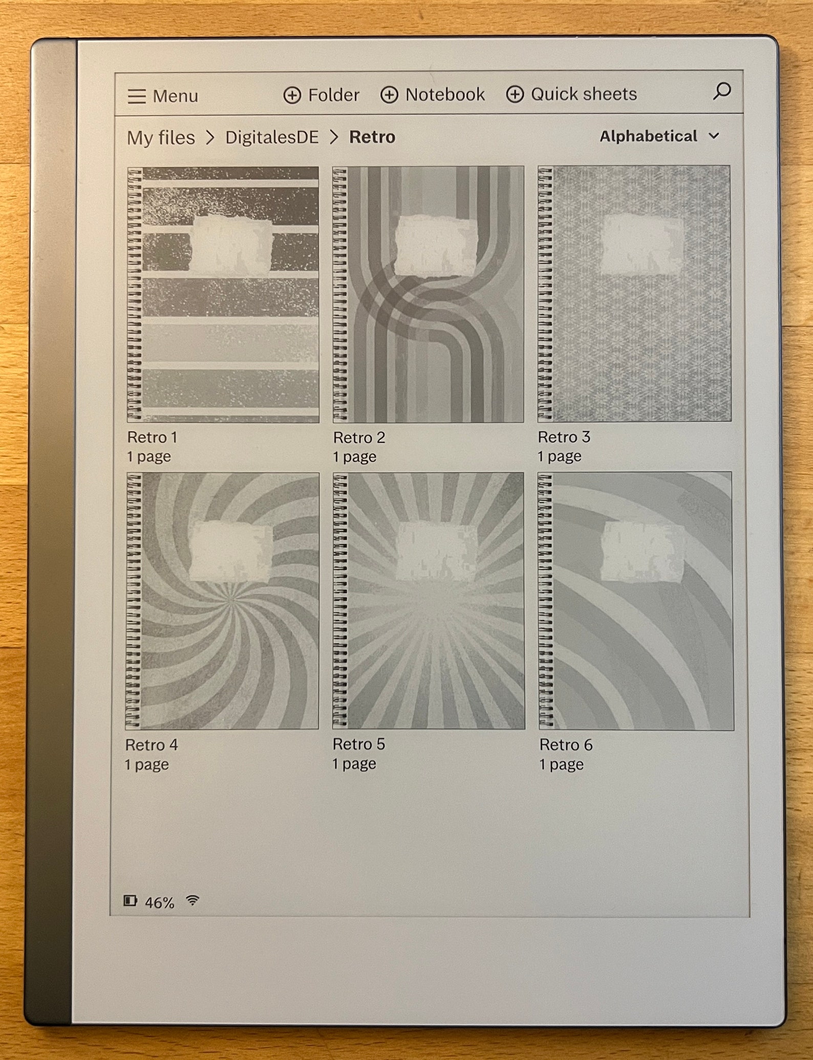 Templates for Remarkable 1 & Remarkable 2 Cover Sheets Notebook Cover