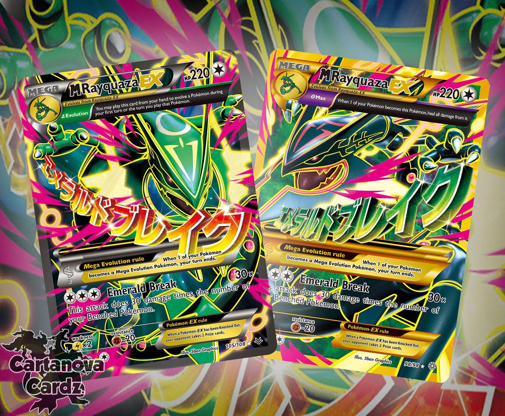 Shiny Mega Rayquaza Deck Box - Used