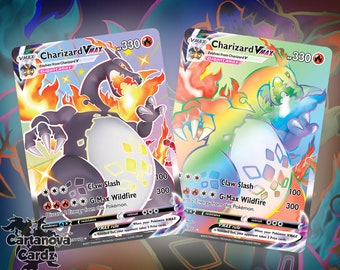 Shiny Charizard Rainbow Charizard Vmax Provollmacht Pokemon Etsy De Shiny Charizard Rainbow Charizard Vmax Provollmacht Pokemon Etsy De