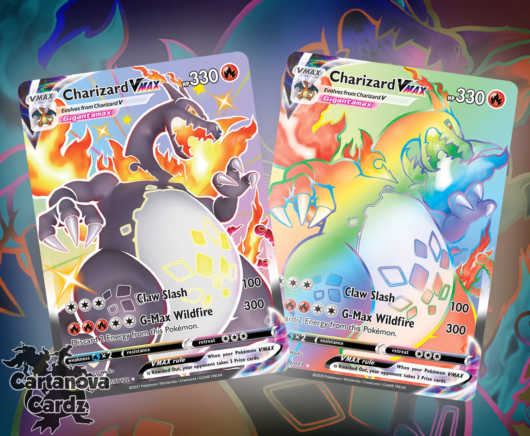Pokémon Lot Ultra Rare/Rainbow/Secret Rare/Charizard/WOTC Holo Or MegaEx  Cards