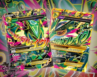 Rayquaza Ex Card Etsy France