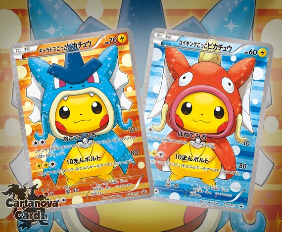 Kit Carta Pokémon Gyarados E Magikarp Pokémon Go