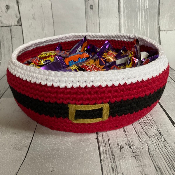 PATTERN *digital version* - Christmas basket - PDF Crochet Pattern