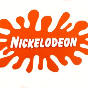 Nickelodeon Logo 3D gedrukte stand deur teken Disney animatie Pixar Warner Bros 20e eeuw Fox speelgoed kerstcadeau cartoon TV Dreamworks