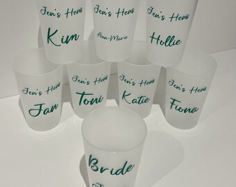 Personalised Plastic Frosted Cup 280ml Special Occasion Birthday Celebration Hen Party Wedding Baby Shower