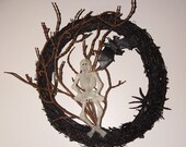 spooky halloween wreath