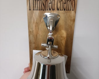 Personalised Last Orders Bell, cancer treatment bell, chemo bell, hospital bell, survive bell, Home Bar Accessories, dads bar, garden bell