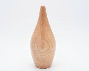 Stunning giant bud vase hand-turned Ash