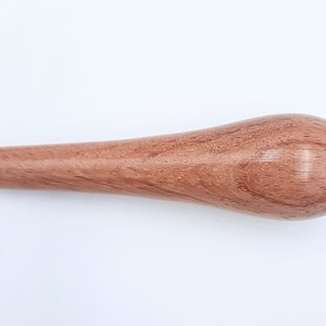 Hand-turned wooden light pull in selection of hardwoods image 3