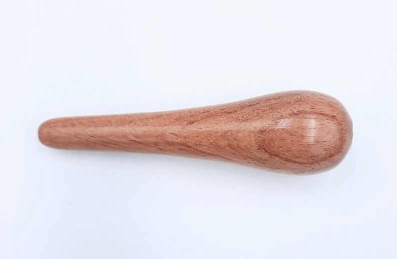 Hand-turned wooden light pull in selection of hardwoods image 3