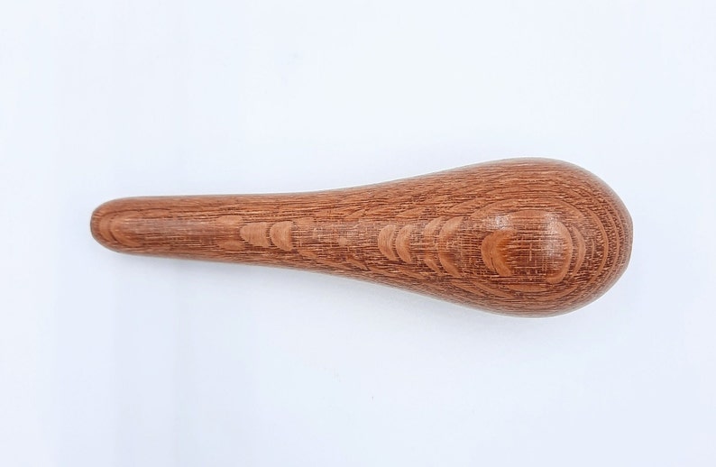 Hand-turned wooden light pull in selection of hardwoods image 5