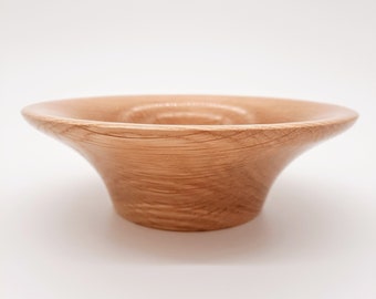 Small hand-turned wooden bowl in Oak