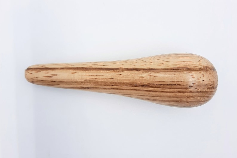 Hand-turned wooden light pull in selection of hardwoods image 10