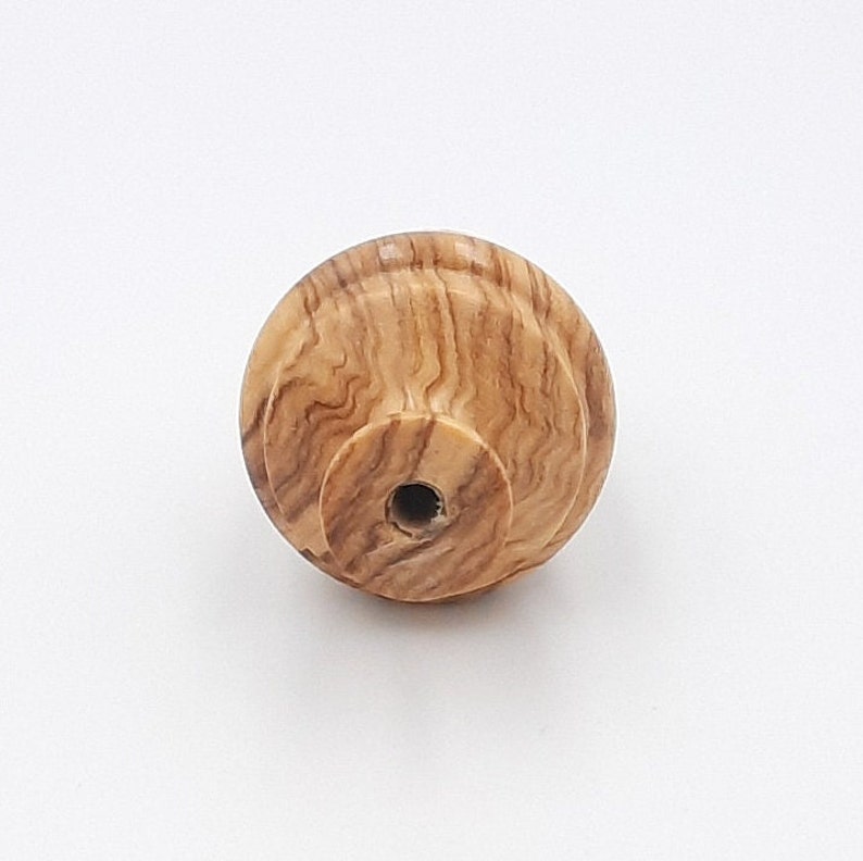 Acorn light pull hand-turned in Olive wood image 6