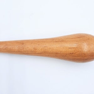 Hand-turned wooden light pull in selection of hardwoods image 4