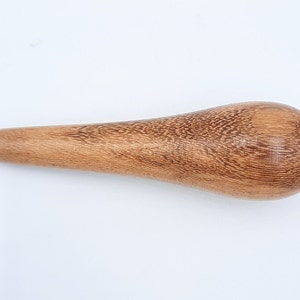 Hand-turned wooden light pull in selection of hardwoods image 9