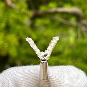 Vinki Ring CZ  Diamond Ring  v shape ring  Chevron Wedding Band Anniversary Ring  for Women –  Vintage Minimalist  Gift For Wife
