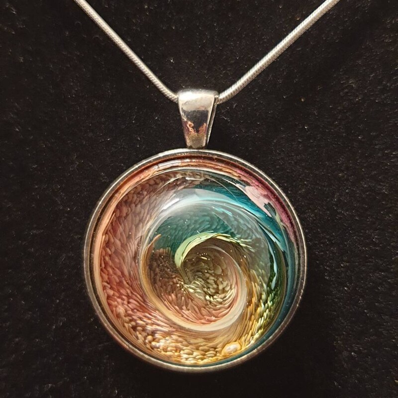 Nebula Gold Pendant Necklace