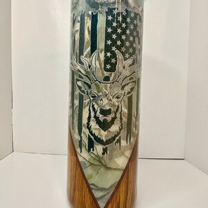 Buck with Flag tumbler