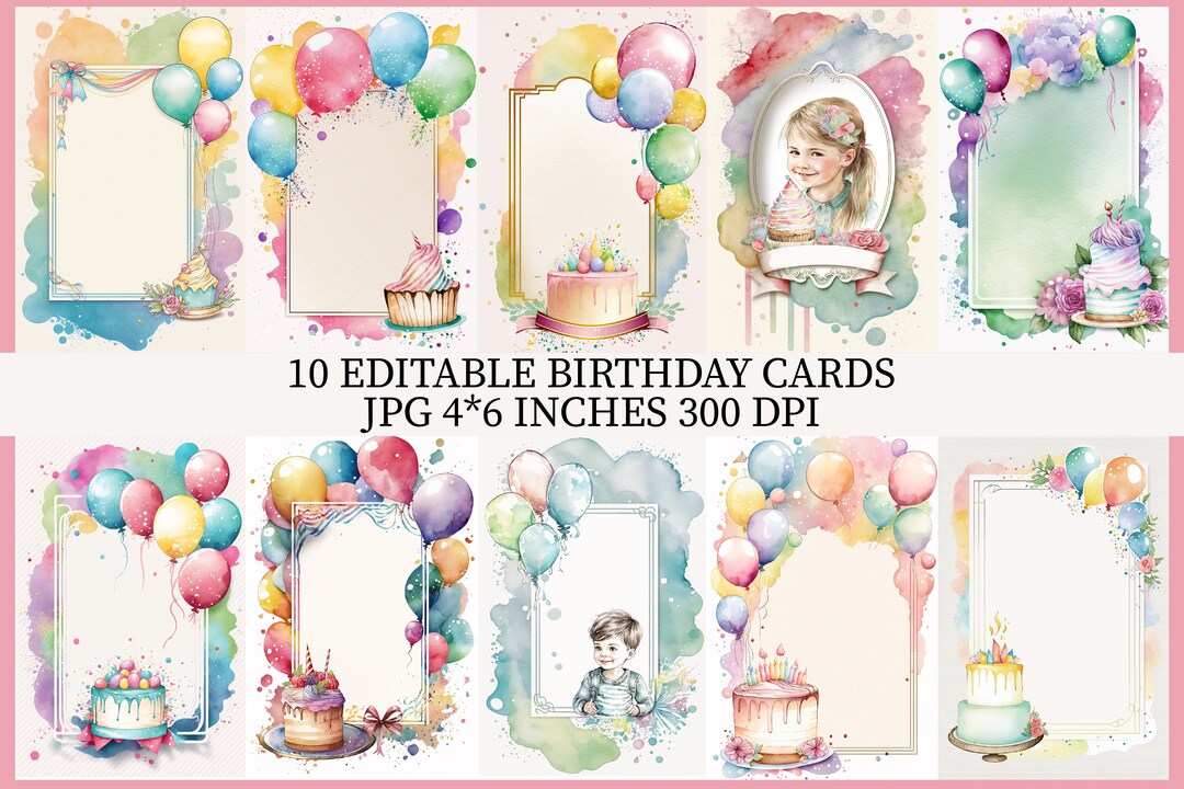 Printable Birthday Card, Birthday Card for Her, Birthday Card for Him ...