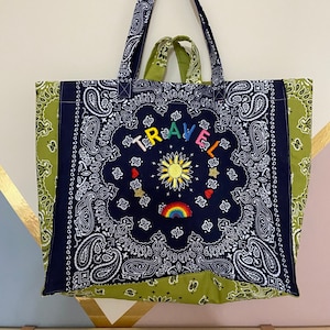 バッグ M.U BANDANA BONDING TOTE BAG japoness M.U BANDANA BONDING TOTE BAG japoness