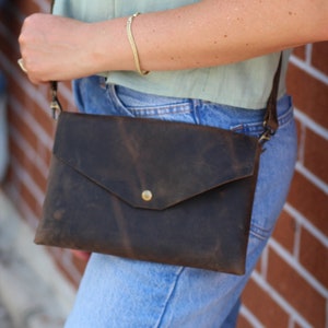 Leather handbag, vegetable tanned, handmade, mini leather handbag for women, shoulder bag, party bag, personalized gift