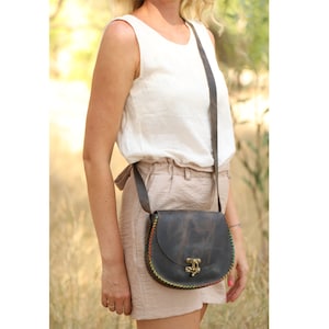 Sac à main en cuir personnalisé, fait main, sac à main en cuir marron pour femme, cuir authentique, sac à bandoulière en cuir, sac à main cousu main