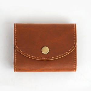 Regalo personalizado, mini billetera para hombre, regalo de Navidad, billetera para hombre y mujer, billetera minimalista pequeña