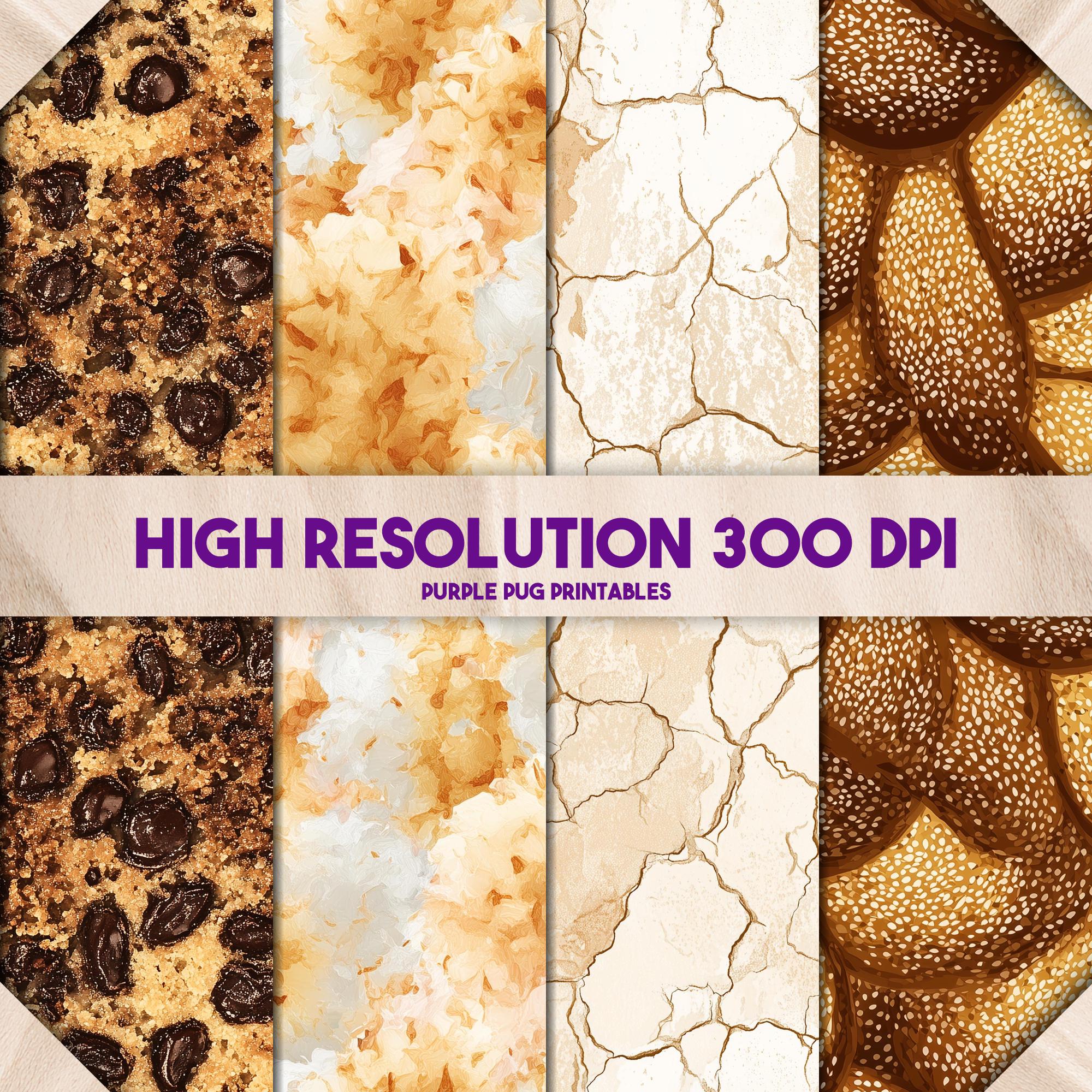 Baked Toasty Tones - Bakery Texture Digital Papers, Seamless Bread and ...