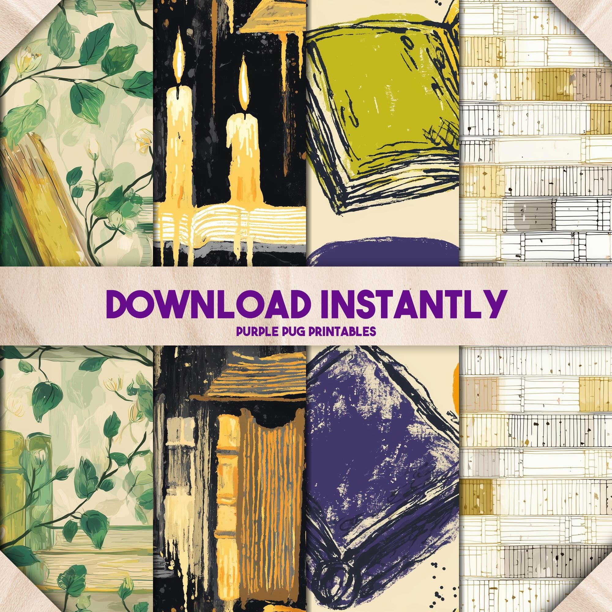 Lover Book Texture The Reading Room - Book Lover Digital Papers, Seamless Magical Library ...