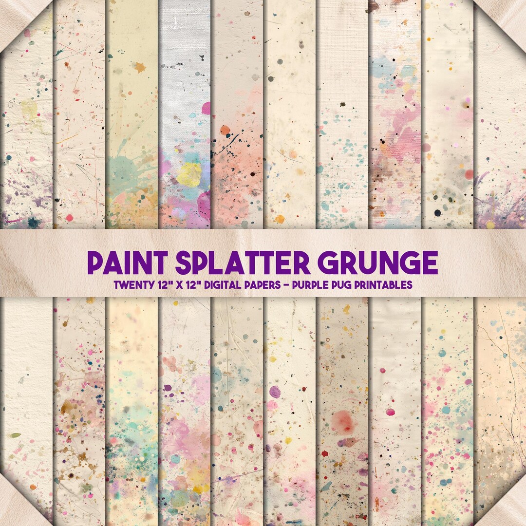 Paint Splatter Grunge - Pastel Paint Splatter Backgrounds, Vintage ...