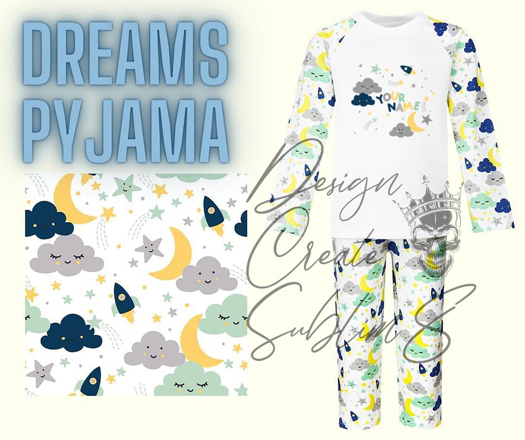 Dreams Pyjama Design Pack - Etsy