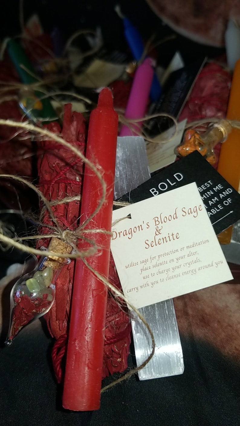 Energy Amulet Sage Bundle Etsy