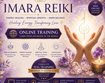 Imara Reiki Master Course | Online Training + Attunement Certification /Best Seller Course from Master Mete